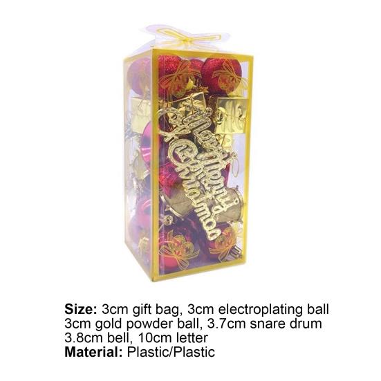 Festival Ornaments Durable DIY Plastic Pendant Sturdy Construction Christmas Pendant Pendant Party Supplies