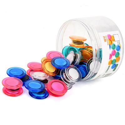 1 Set Whiteboard-Magnet, runde Kühlschrankmagnete, bunt, langlebig, DIY-Tafelmagnete für Zuhause, Büro, Schule