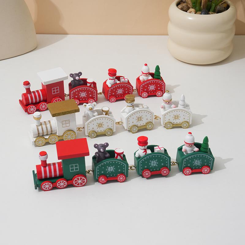 Christmas Train Merry Christmas Decorations for Home 2026 Cristmas Ornament Xmas Navidad Noel Gifts Happy New Year 2027 Gifts