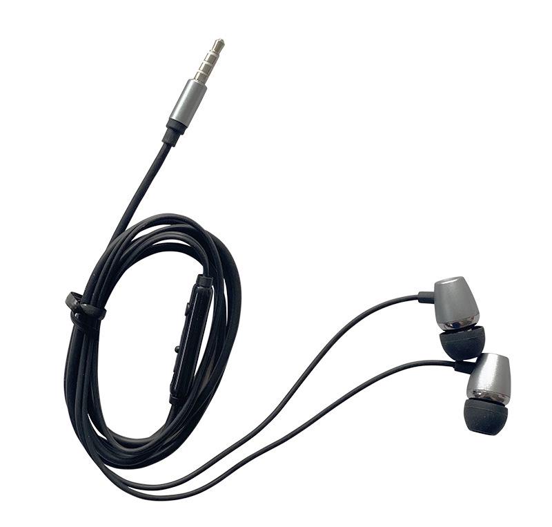 A4 Wired Metal In-Ear Earphones with Microphone and Heavy Bass