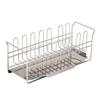 Sponge and Cloth Drainer Rack Polished Finish Holder with Divider