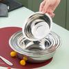 CHAHUA Stainless Steel Flat Bottom Mixing Bowl