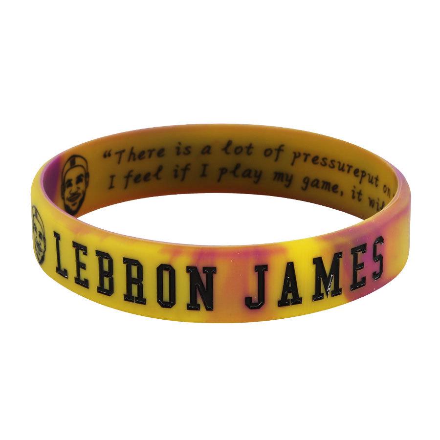 Basketball Glow Wristband: Kobe, James, Curry, Irving, Durant, Inspirational Silicone Bracelet