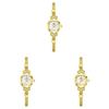Elegant Womens Quartz Watch With Waterproof Mineral Glass And Pearl Dial For Casual Style