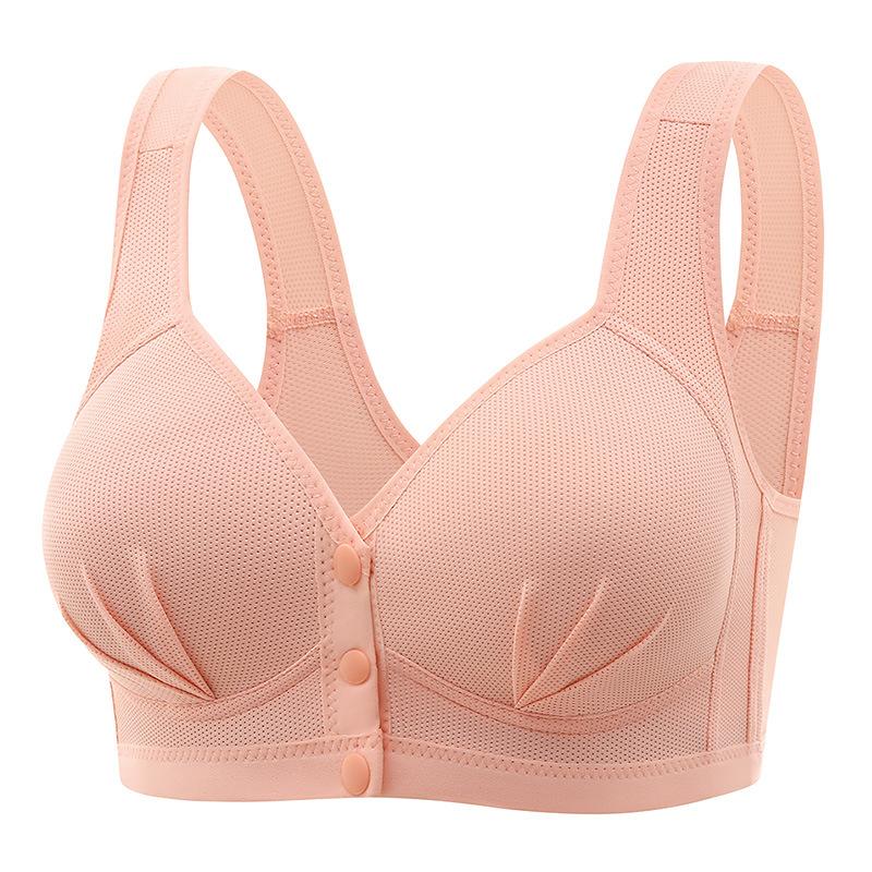 Large Size No Steel Ring Nursing Mother's Beautiful Back Underwear, Thin, Comfortable, Breathable, Gathering and Adjustable Mother Bra
