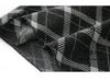 Women's Elegant High Waist Wool Plaid A-line Skirt - Autumn/Winter Slim Fit