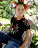 Girls’ Embroidered Short Sleeve Shirt – Lightweight & Festive Look, Summer, 6366-015-22 HC