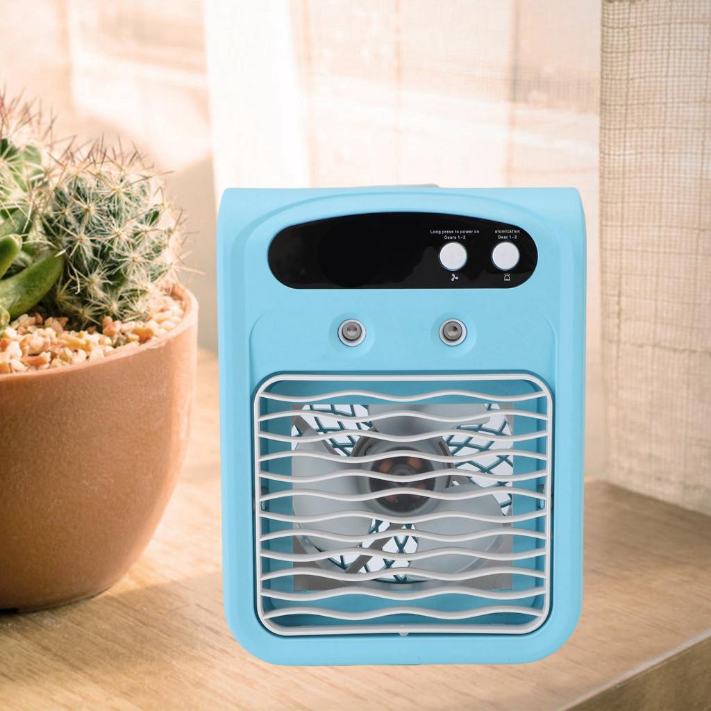 Desktop   Conditioner with Humidifier 1000ml Water   USB Rechargeable Quiet Desk   Cooler for Bedroom Offices