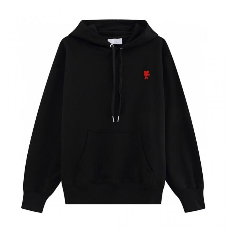 Cotton Couple Matching Set Oversized Hoodie With Heart Print Loose Fit Jogger Pants Men Women