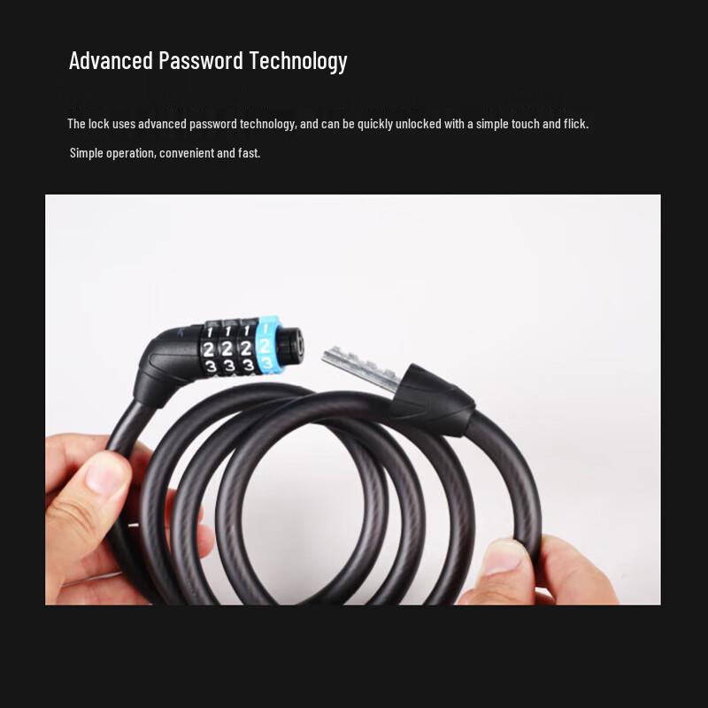 XDS Bicycle Combination Cable Lock