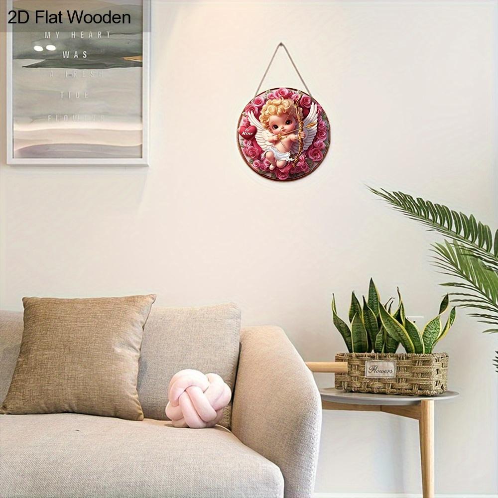 Wooden Be Mine" Valentine's Day Wooden Ornament - Cubitt & Arrow Design, Perfect for Door, Wall, Home, Room, Farmhouse, Street, Shop, Garage Garden