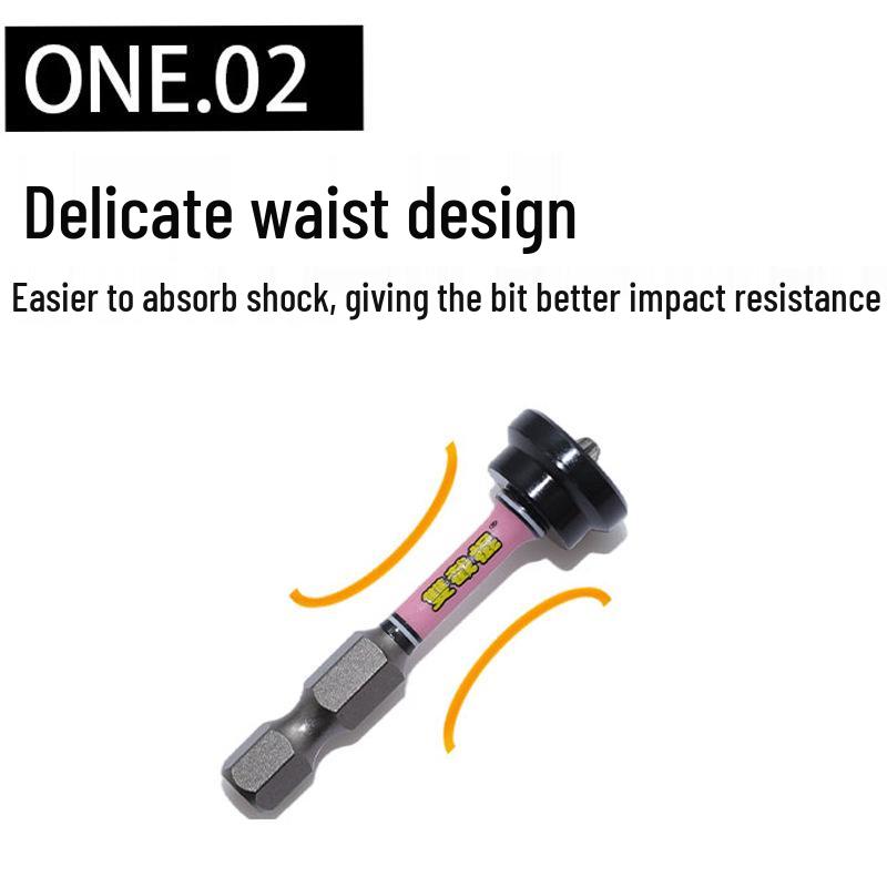 D2 50mm Magnetic Phillips Nunchaku Drill Bit for Gypsum Board