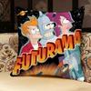 Anime F-Futurama B-Bender Pillow Case Pillowcase, Double-sided Printed, Sofa Cushion, Bedroom Headboard Pillow