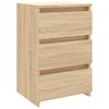 Vidaxl Szafka Nocna, Dąb Sonoma 40X35X62,5 Cm, Materiał Drewnopochodny