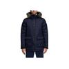 Adidas Outdoor Sports Fur-Collared Hooded Jacket Parka Men Outerwear Legend-Ink-Blue CY8602