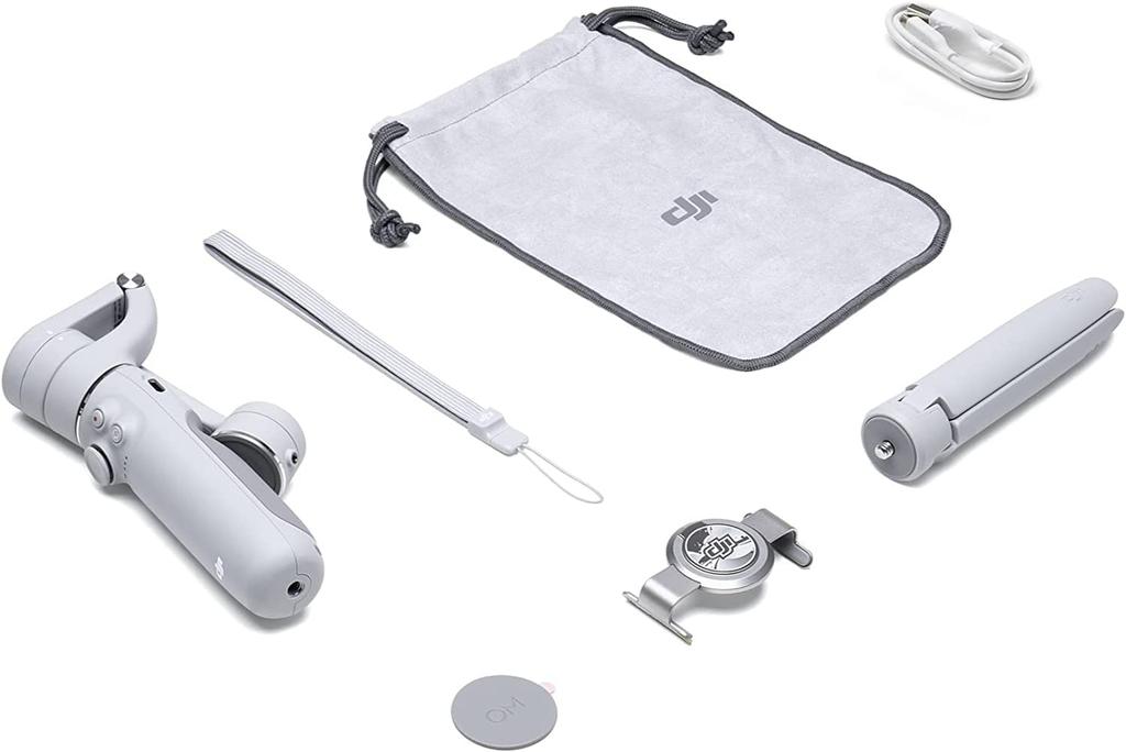 DJI OM 5 Athens Gray Smartphone Gimbal Stabilizer Foldable Magnetic Detachable Built-in Extension Rod ActiveTrack 4.0 ShotGuides DynamicZoom Vlog