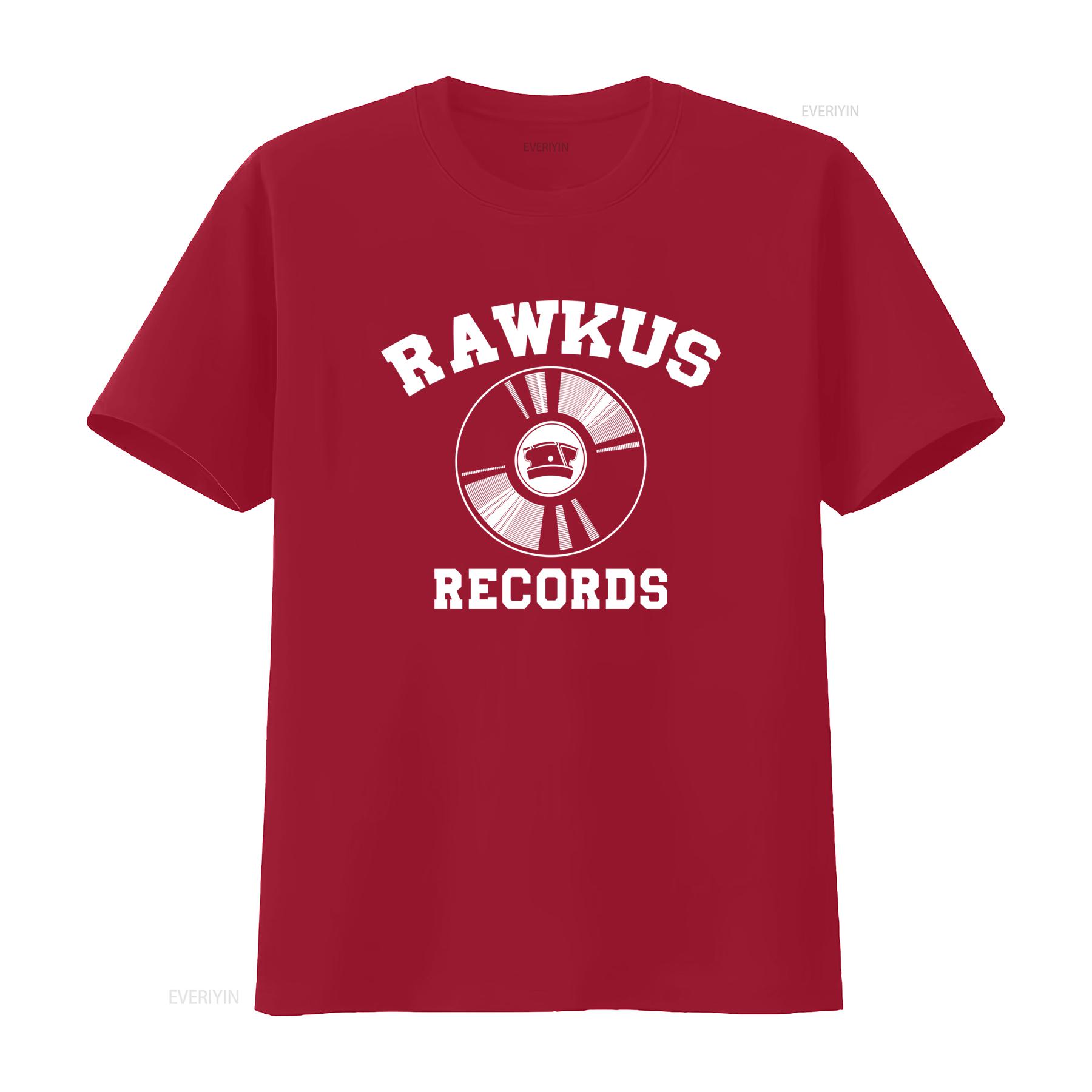 

Rawkus Records Mens Black Vinyl Record T Shirt Available in Sizes S to 5XL vintage Washed streetwear Breathable Versatile Soft S