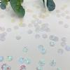 2000PCS 9mm Daisy PVC Confetti Flower Table Confetti for DIY Mold Art Bridal Baby Shower Engagement Wedding Birthday Party Decorations (White)
