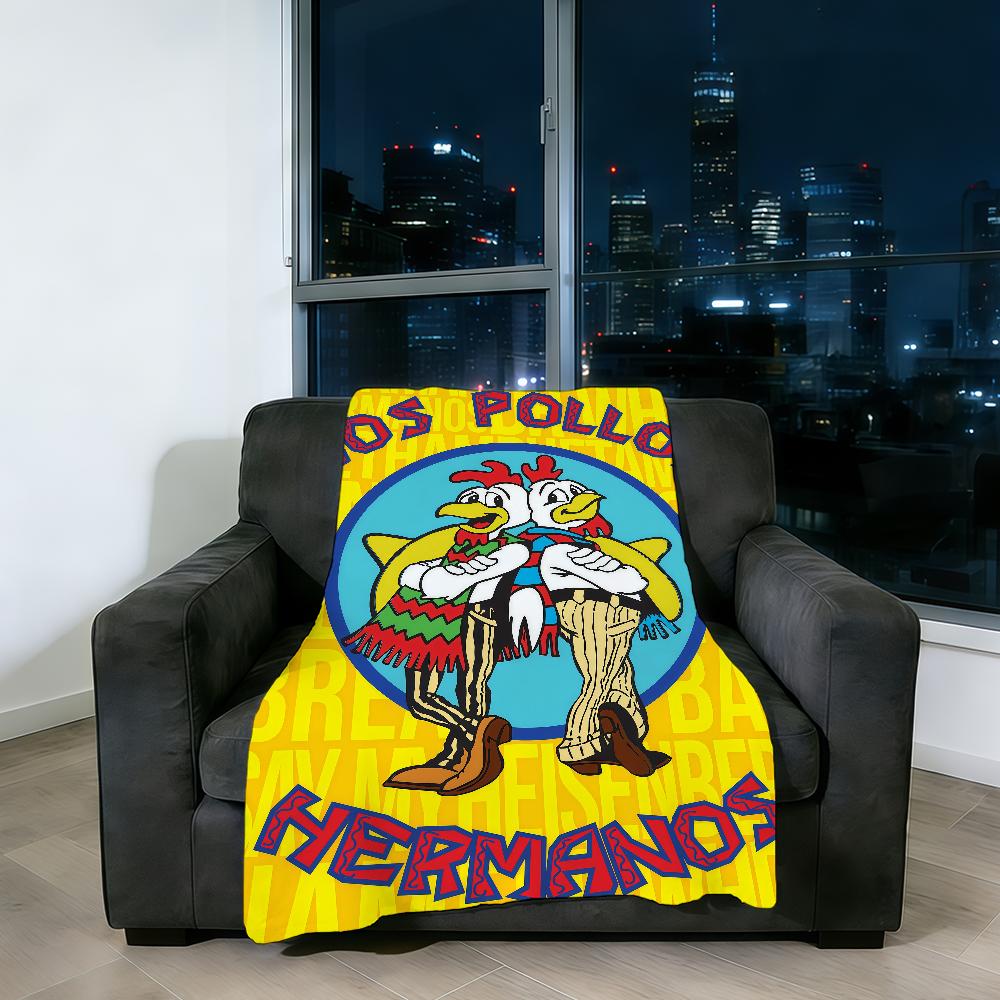 Pollos Blanket Hermanos Bad Super Warm Comfortable Plush Throw Tv Blanket B-Breaking Child Los Home Sofa Bedroom Gift