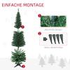 Christmas Tree Artificial Artificial Fir Tree, incl. Stand, Christmas Star, 1.8 m, Green