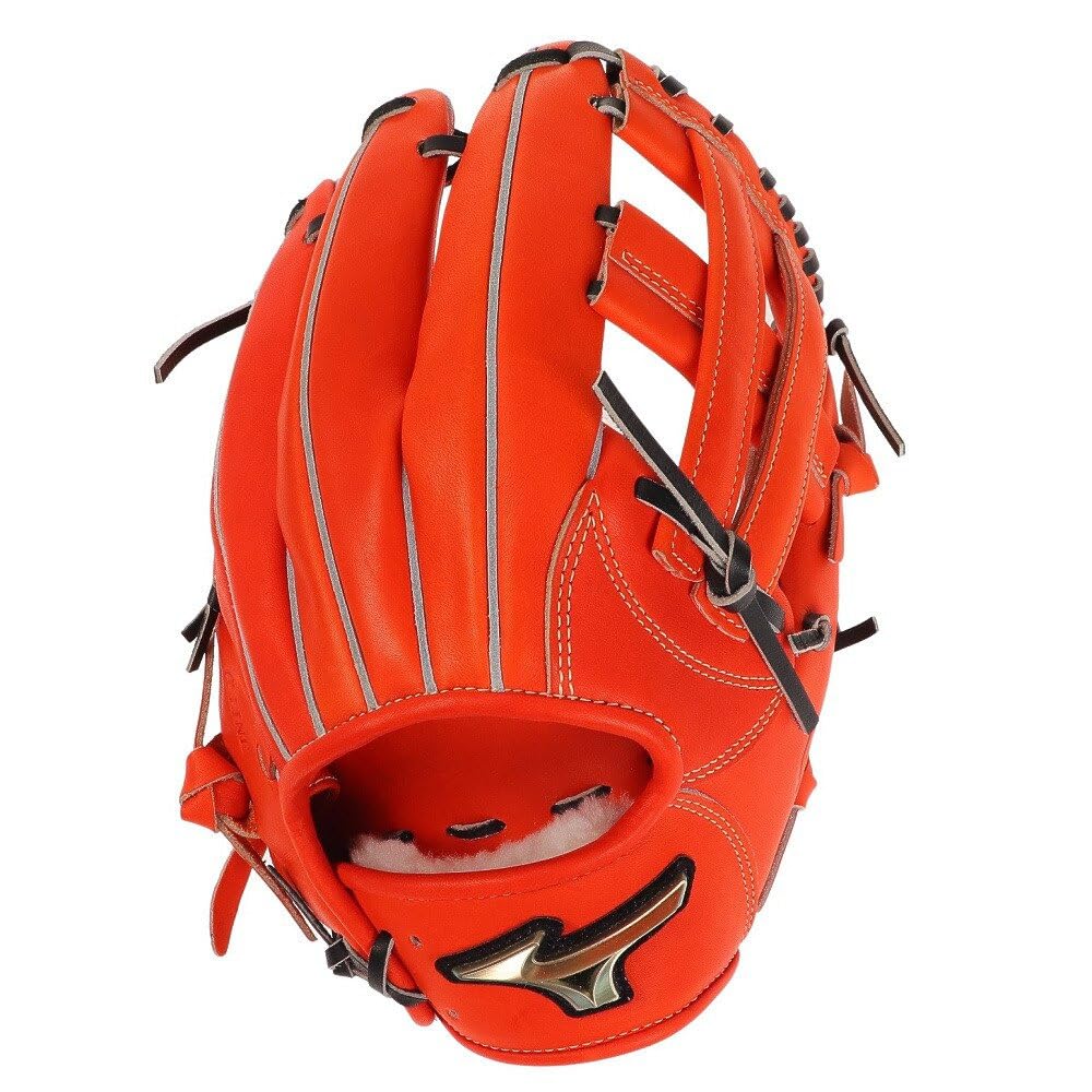 Mizuno Hardball Global Elite Hselection SIGNA Size 52 (MIZUNO) Glove, Infield, -Line Type, 1AJGH28523, (Flash Orange/FF/Men's)