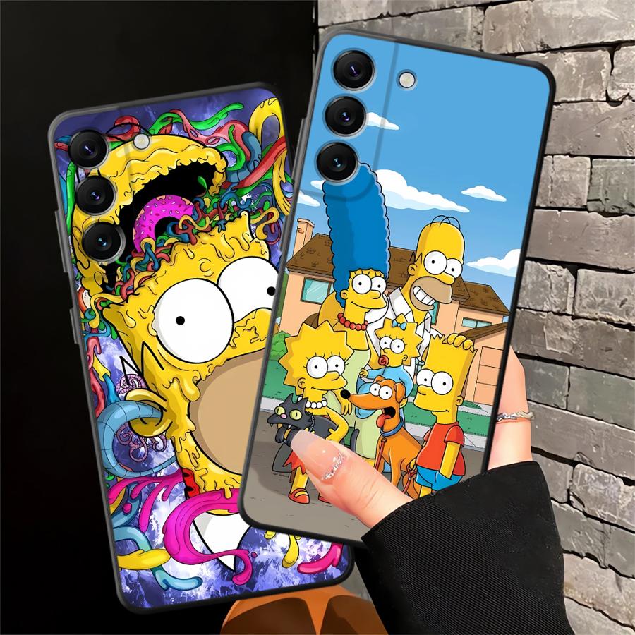 Phone Cover Case for Samsung Galaxy A24 A34 A12 A13 A23 A51 A52 A54 A71 A14 A15 A16 A17 A72 A73 The S-simpsons Cartoon