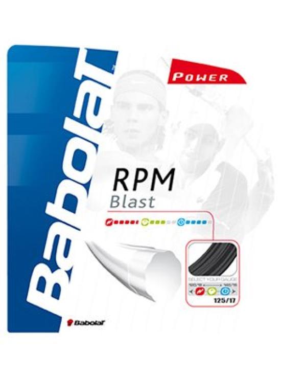 BABOLAT RPM Blast Tennis Polyester (12m Cut) String, BA241091, Gauge 1.30mm [Used]