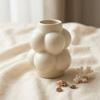 Nordic Minimalist Bubble Ceramic Vase - Modern Art Table Centerpiece for Home Decor