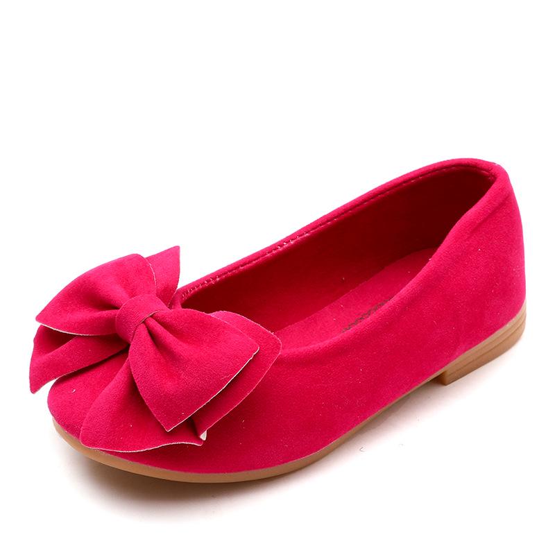 SexysexyLowest price online Kids Girls Dance Princess Flats Bowknot Casual Slip-on Fashion Soft Shoes
