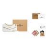 Coach Klare 26 Brand Micro Logo Chain Shoulder Strap Leather Envelope Bag Women Shoulder Bag Chalk-White CBI98-IMCHK