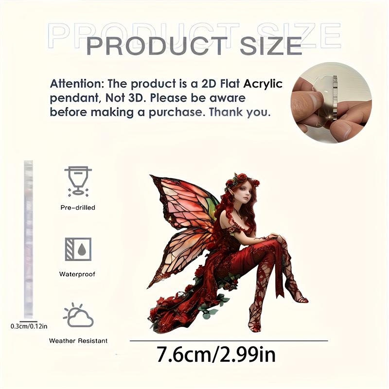 

Акриловая фея-бабочка, подвеска для автомобиля Standard