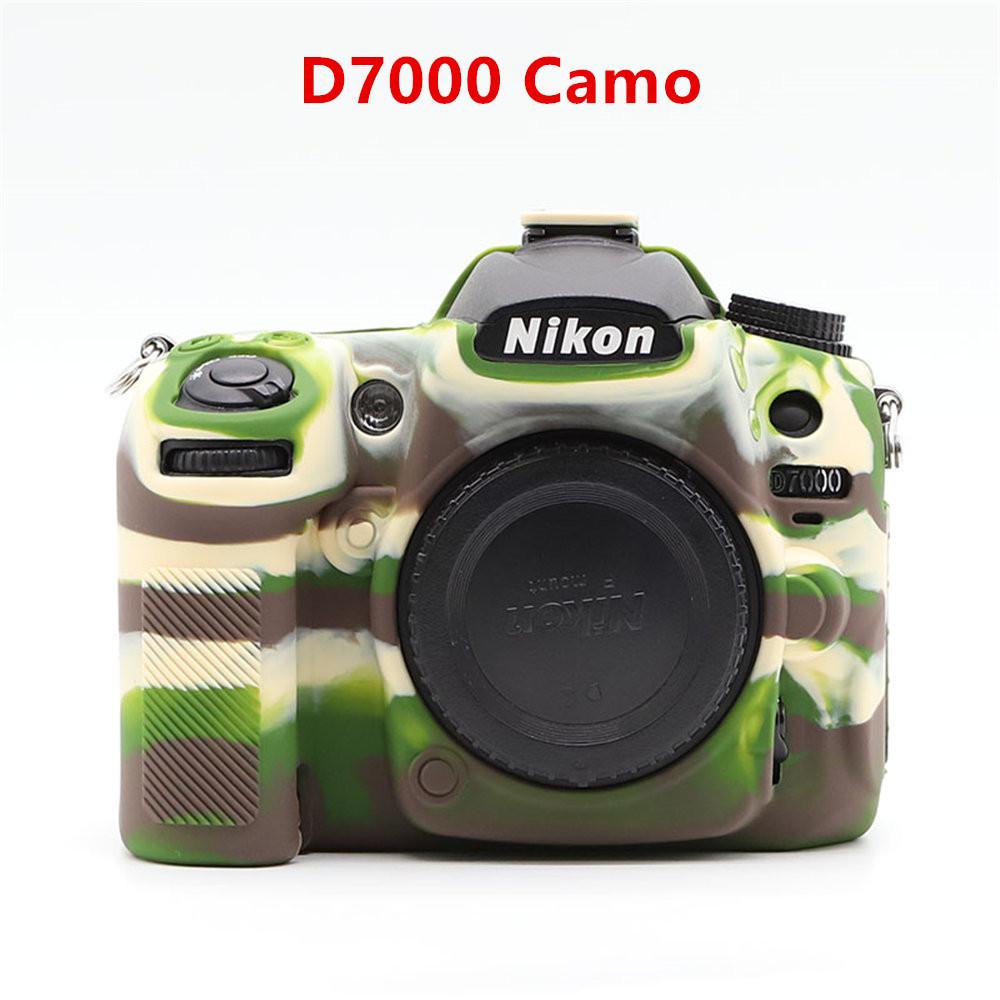 Soft Silicone Rubber Armor Camera Bag Case For Nikon Z50 Z6 Z7 Z6II Z7II D5500 D5600 D7000 D7100 D7200 D600 D610 D750 DSLR Cover