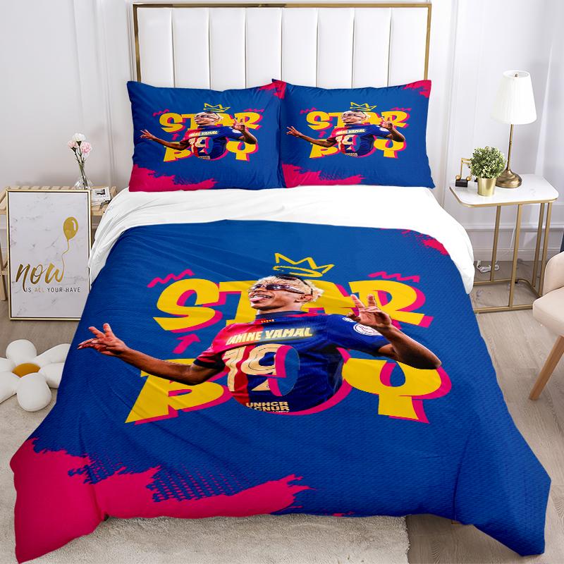 3Pcs Star Boy Celebration Bedding Sets For All Sizes New 3D Printed Bed Cover Comforter Duvet Cover Pillowcase Bedroom Decoration