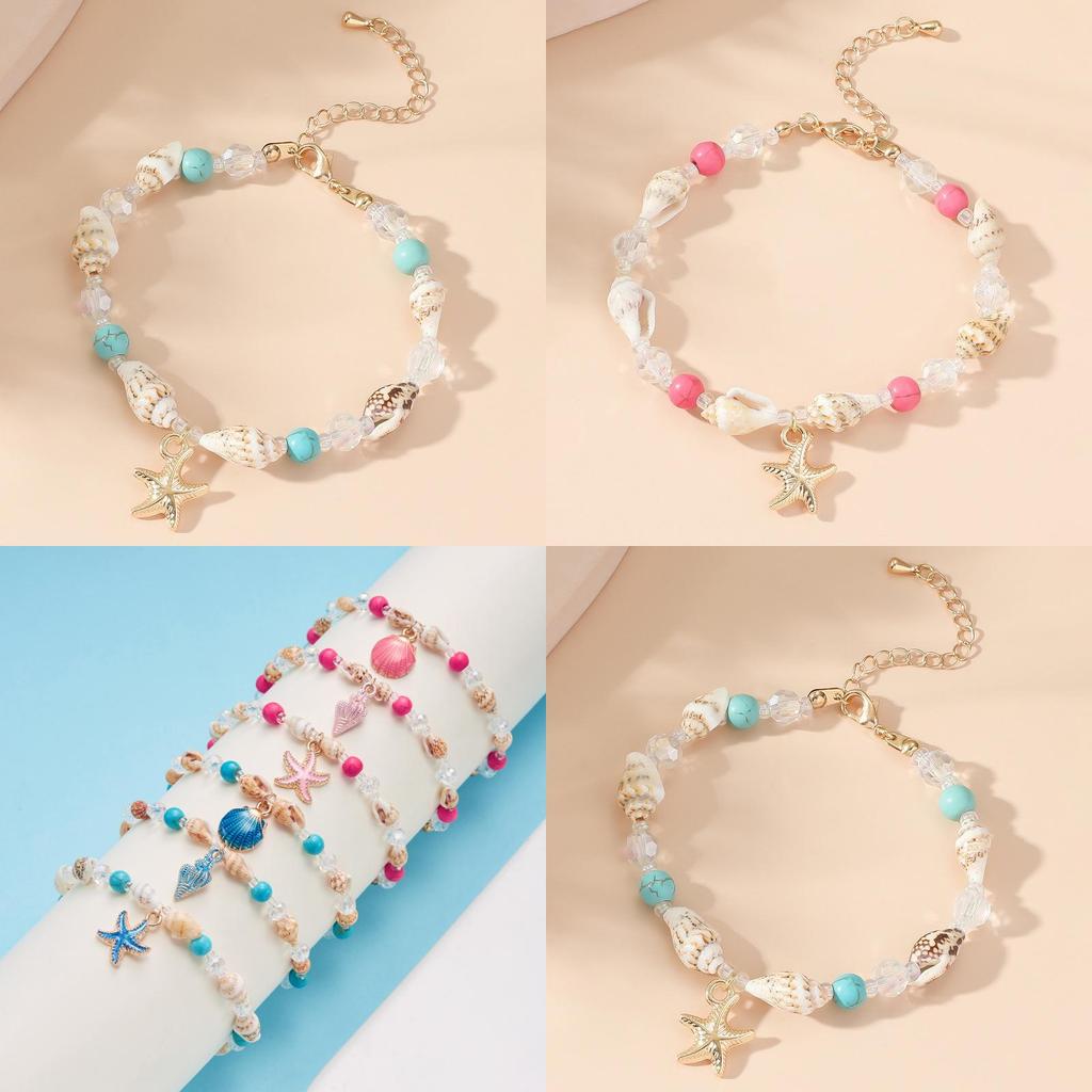 Boho Shell Hand Chain With Handcrafted Design For Beach Party Gift For Teens And Adults