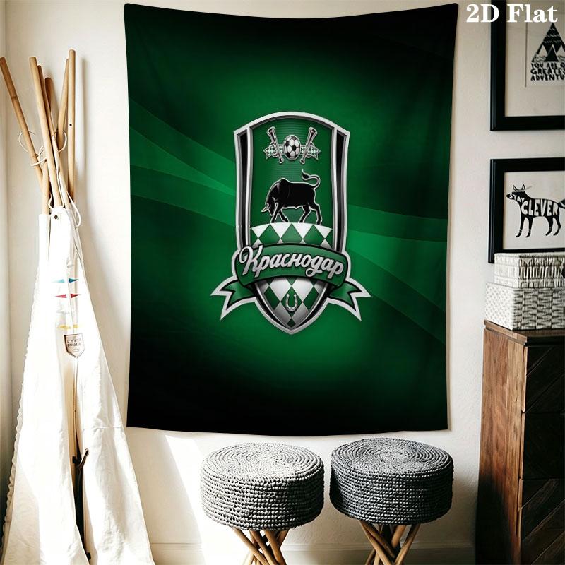 FC Krasnodar Surge Wall Hanging Printed Fabric Blanket Decorative Tapestries for Bedroom Living Room Home Decor