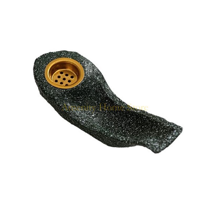 

F26C Middle Eastern Incenses Holder Resins Boats Shape Bakhoor Burners for Aromatherapies and Relaxation Arabian Censers зелений