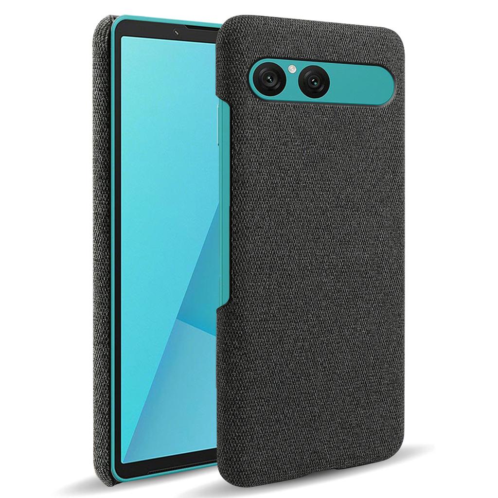 For Sony Xperia 10 VII Phone Case Cloth Texture Anti-Scratch Protective PC Back Cover