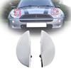 2Pcs L+R Black/Silver Headlight Washer Cover For BMW For Mini Cooper 2001-2006 Front Headlight Washer Nozzle Cover Accessories
