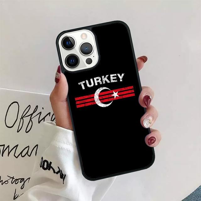 Republic of Turkey Realistic Flag Cover For iPhone 17 Air 15 16 14 13 12 Pro Max 11 Pro Max Plus Phone Case Coque