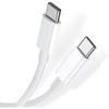 [Lot-3] Câble USB-C vers USB-C Charge Rapide 20W pour iPhone 17, 17Air, 17 Pro, 16e, 16 Pro, iPhone 15 Pro Max - 1M