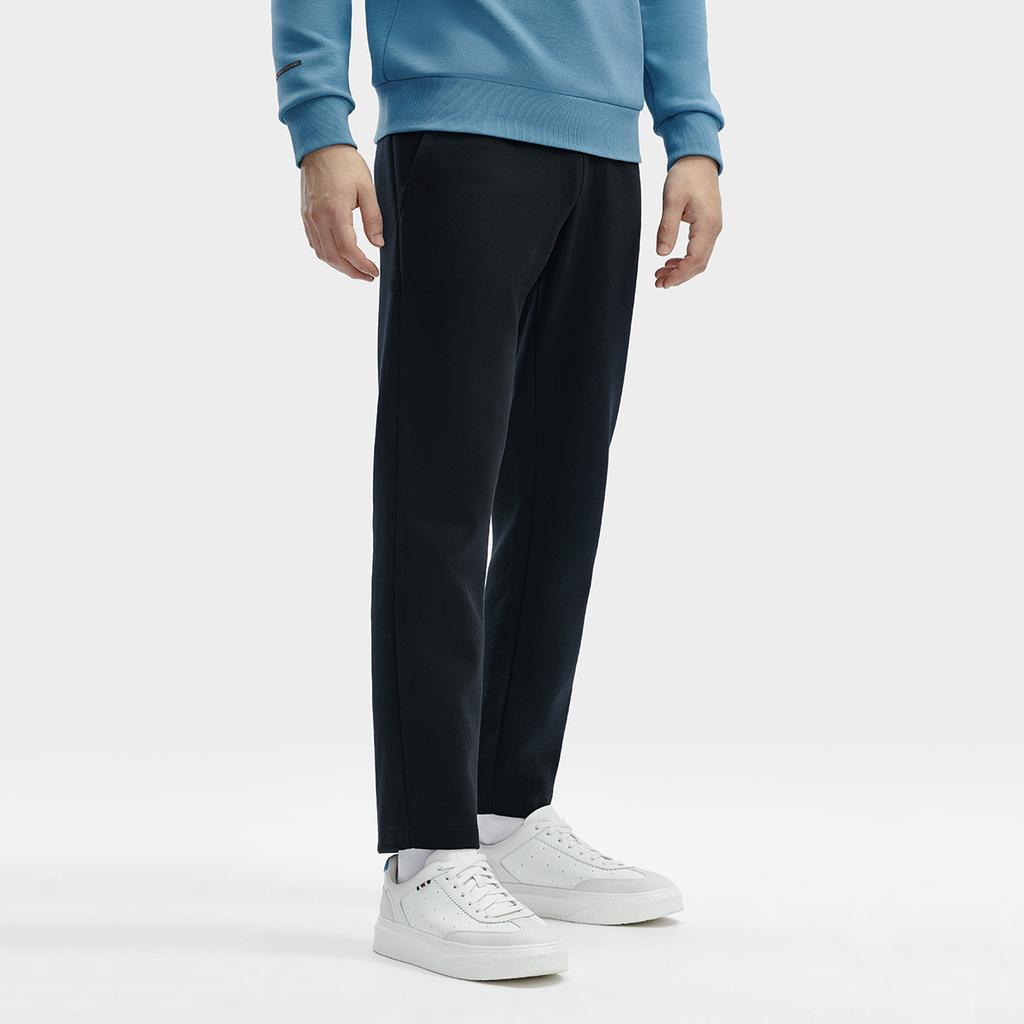 New FILA Knitted Sports Pants Men's Jet Black F11M412603FBK