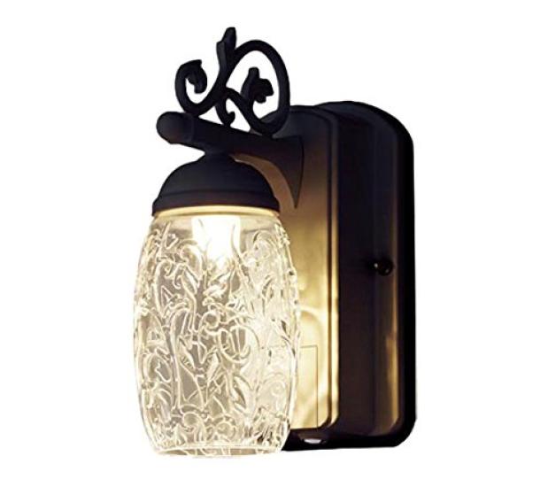 

Panasonic LED porch equivalent to 60 type light FreePa with brightness off LGWC80256LE1 [Construction required] light, bulb, sealed, rainproof, чорний