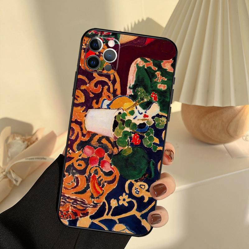 Henri Matisse Art Painting Phone Case For iPhone 16 14 13 12 11 15 17 Pro Max 13 mini 15 16 Plus 16e 17 Air Cover Funda