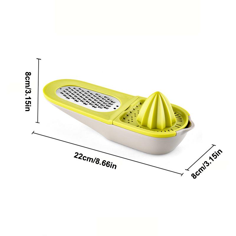 2-In-1 Juicer Lemon Press Household Fruit Vegetable Slicer Shavings Manual Orange Press Multifunctional Kitchen Gadgets Tool