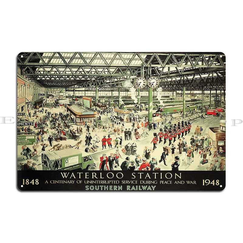 Orient Express Constantinople Trans Europe Express Vintage Train Travel Metal Printing Garage Club Cave Painting Tin Sign Poster