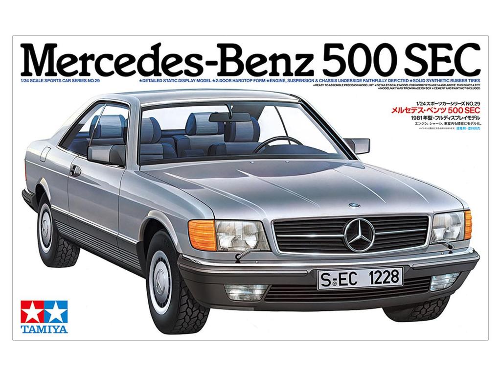 Tamiya Scale Special Sale Product Sports Car Series 29 500 SEC Plastic Model Kit 24029 1/24 No. Mercedes-Benz (Automobile)