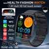 2025 Nové chytré hodinky pro zdraví krevního tlaku s NFC Muži 24hodinový srdeční tep Bluetooth hovory AI Diagnostika Chytré hodinky pro IOS Android