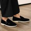Fashion Brand Fashionable Business Casual Leather Shoes High-quality Men Suede Leather Loafers Comfortable Soft Driving Shoes Size 38-48