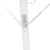 Acrylic Corner Shower Caddy 2 Tier Floor Standing Hollowed Corner Shelf Organizer for Bathroom Bedroom Kitchen