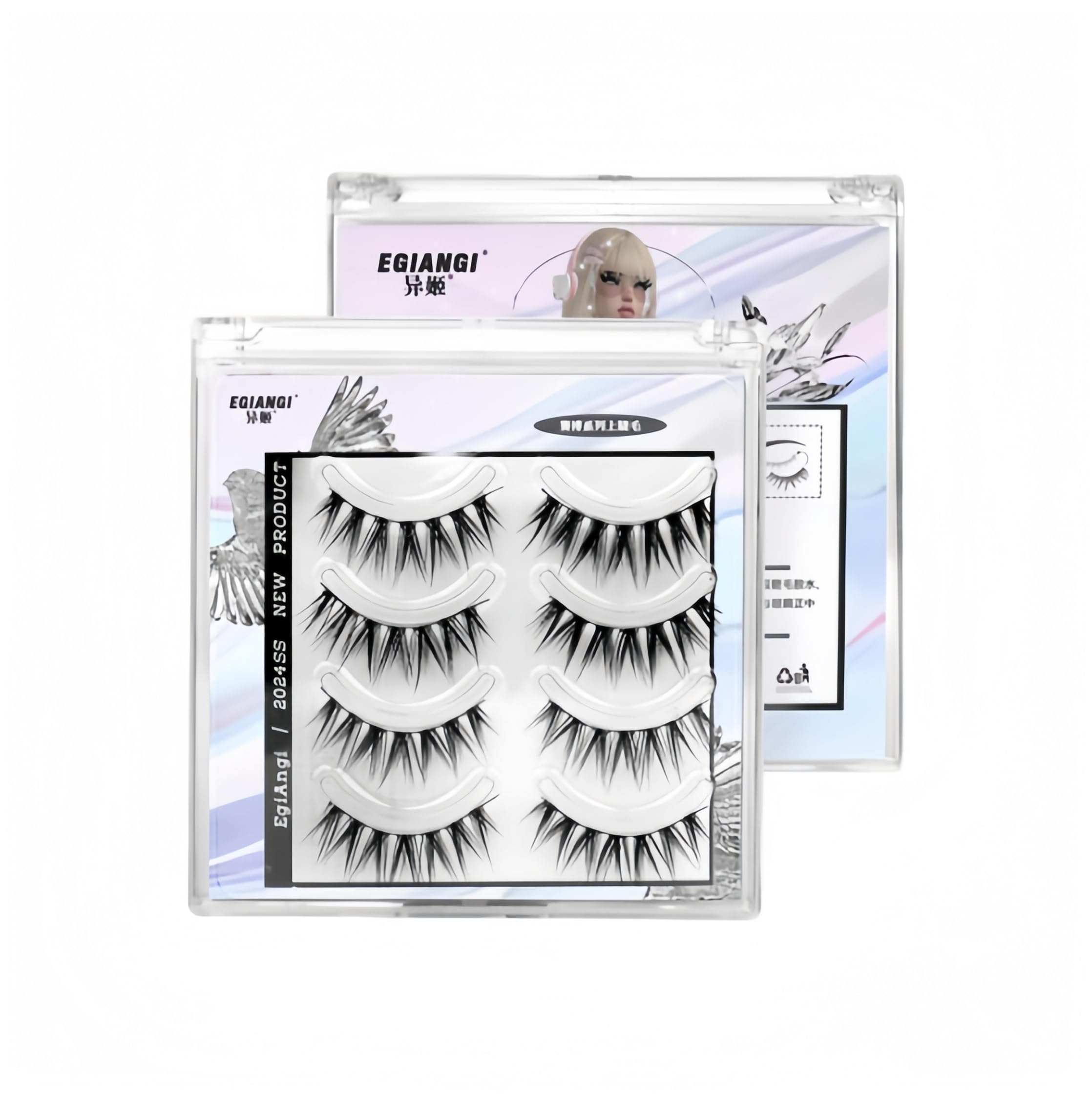 

KSTAMP Partial False Eyelashes - Natural Look, No Glue Needed, Lower Lashes, One-Piece Application, Creates a Dramatic Look, Doesn t Look Cheap,